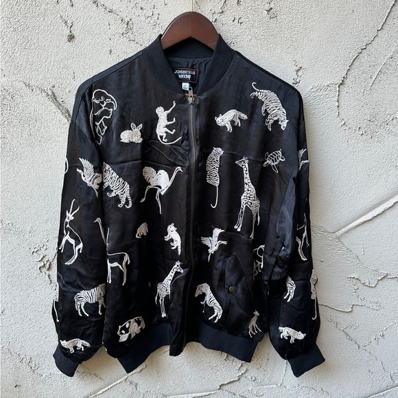 NEW NWT Johnny Was Fauna Oversized Bomber Jacket Size XS - Picture 1 of 8